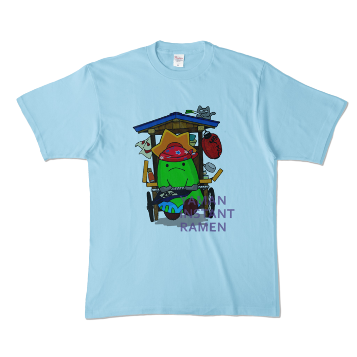 カラーTシャツ - XL - ライトブルー (淡色)