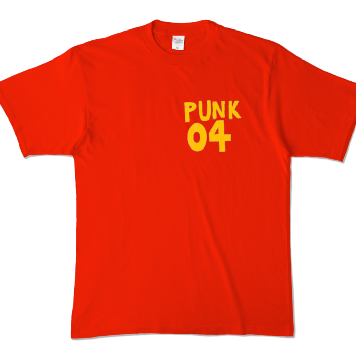 カラーTシャツ - XL - レッド (濃色)