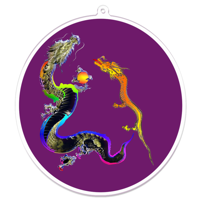 アクリルキーホルダー - 100 x 100 (mm)