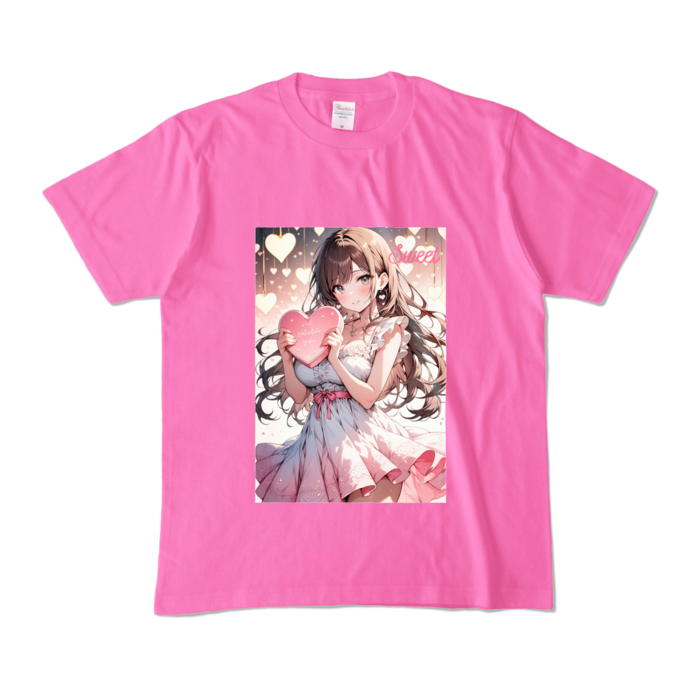 カラーTシャツ - M - ピンク (濃色)