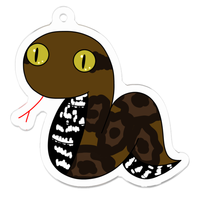 アクリルキーホルダー - 50 x 50 (mm)