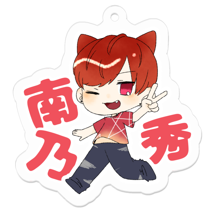 アクリルキーホルダー（コーティング） - 50 x 50 (mm)