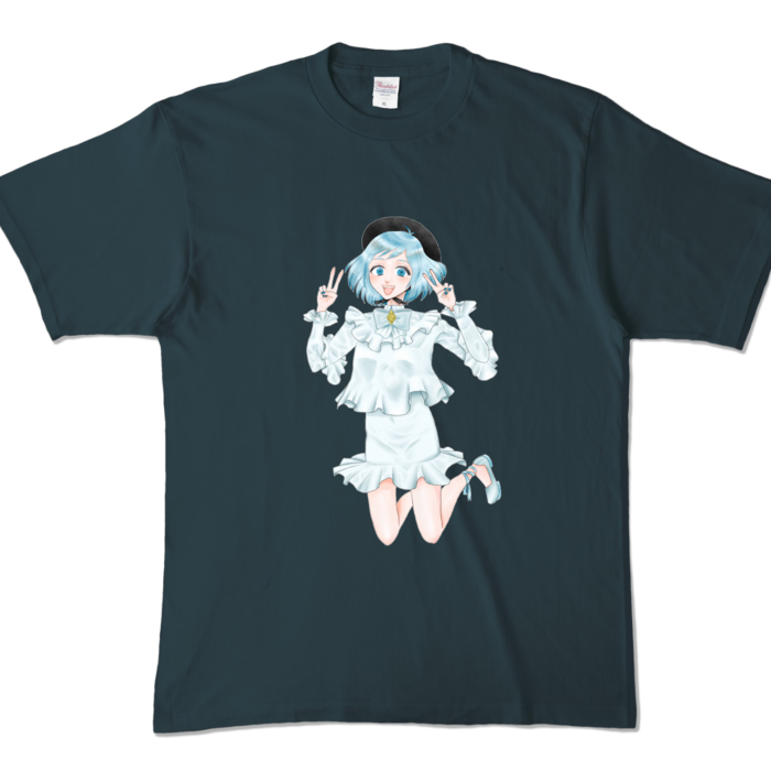 カラーTシャツ - XL - デニム (濃色)