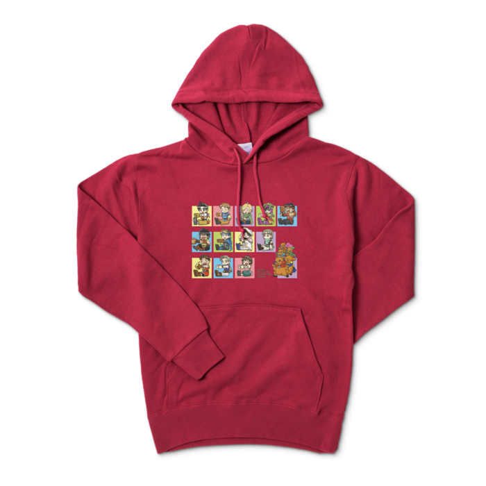 パーカー - S - バーガンディ