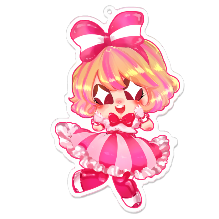 アクリルキーホルダー - 100 x 100 (mm)