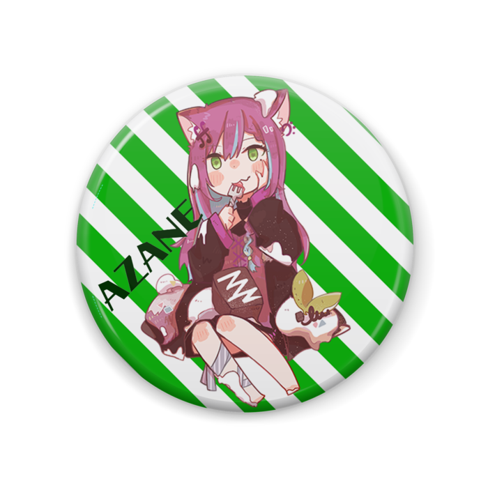 AZANE 缶バッジ  57mm