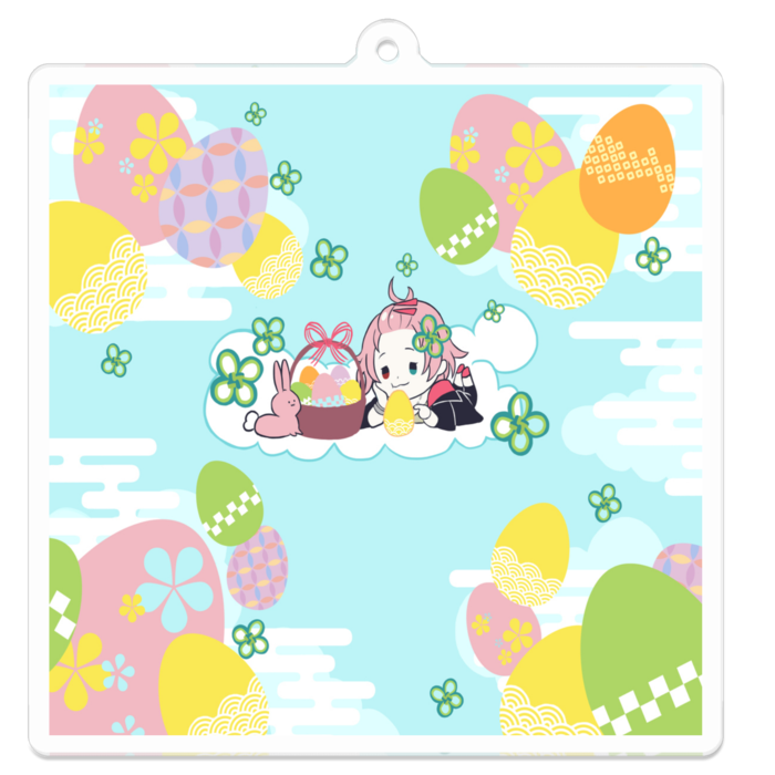 アクリルキーホルダー - 70 x 70 (mm)