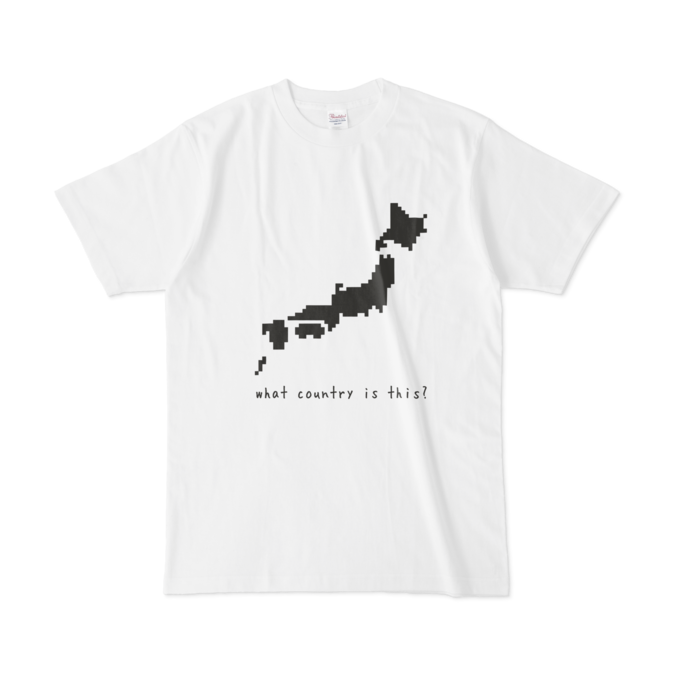 Japan mapTシャツ - L