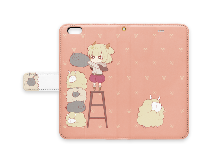 手帳型iPhoneケース - iPhone 6 Plus / 6s Plus - ストラップ穴 あり