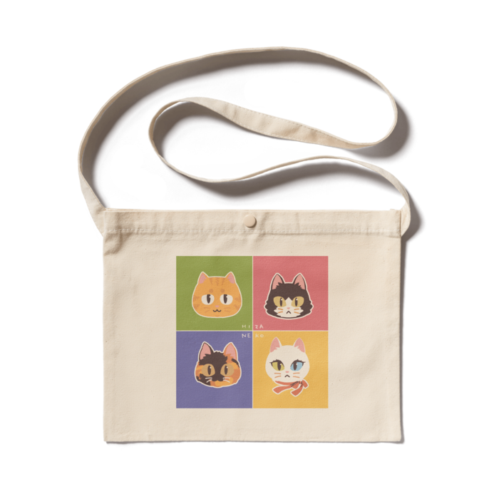 サコッシュ - 300 x 230 (mm)ナチュラル