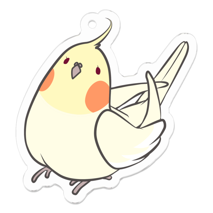 アクリルキーホルダー - 50 x 50 (mm)