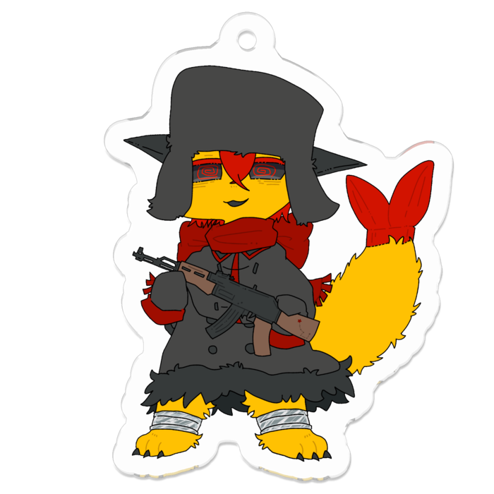 アクリルキーホルダー - 50 x 50 (mm)