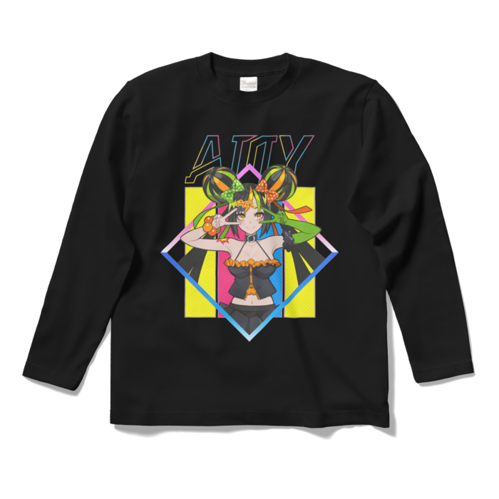 ロングスリーブTシャツ - S - ブラック