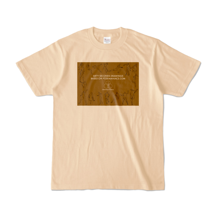 カラーTシャツ - S - ナチュラル (淡色)