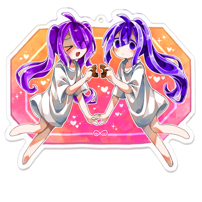 アクリルキーホルダー - 100 x 100 (mm)