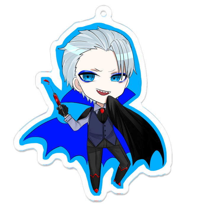 アクリルキーホルダー（コーティング） - 70 x 70 (mm)