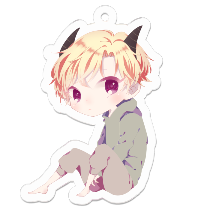 アクリルキーホルダー - 50 x 50 (mm)