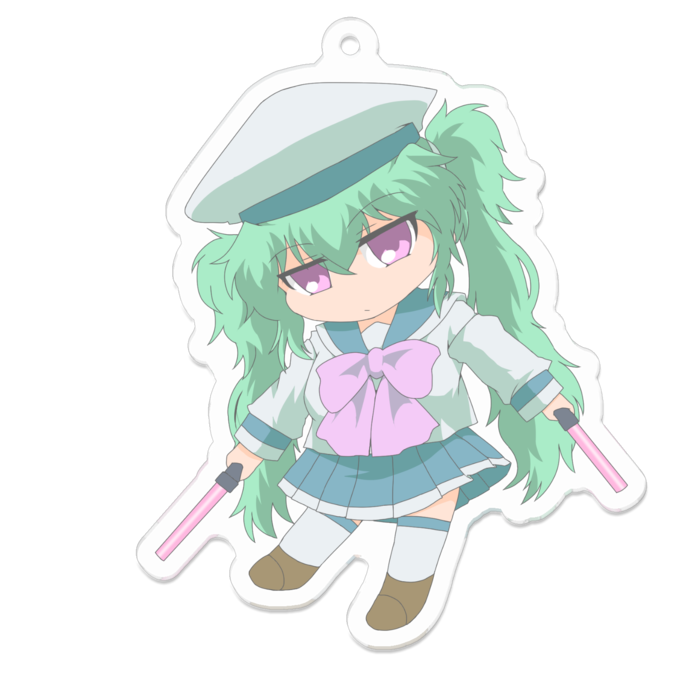 アクリルキーホルダー - 70 x 70 (mm)