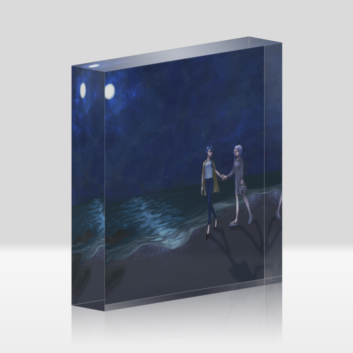 アクリルブロック - 100x100mm