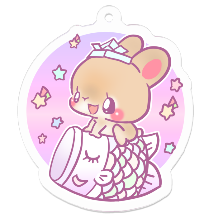 アクリルキーホルダー - 50 x 50 (mm)