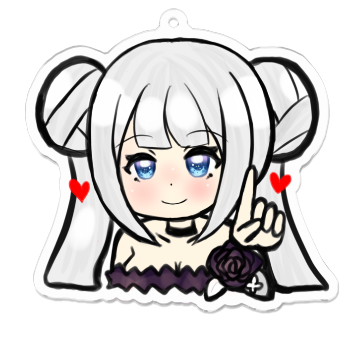 アクリルキーホルダー - 70 x 70 (mm)