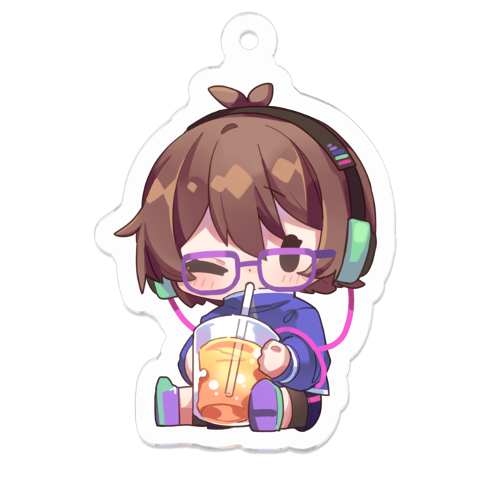 アクリルキーホルダー - 50 x 50 (mm)