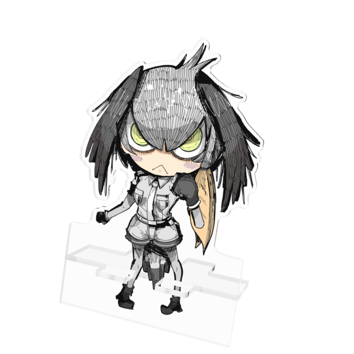 ハシビロコウちゃんアクリルスマホスタンド - 100x160mm