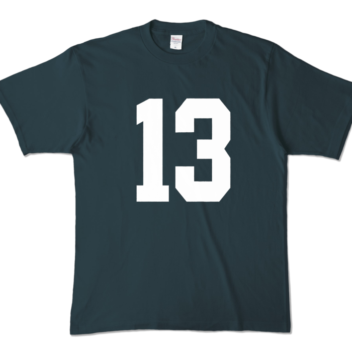 No.13 Tシャツ デニム色- XL