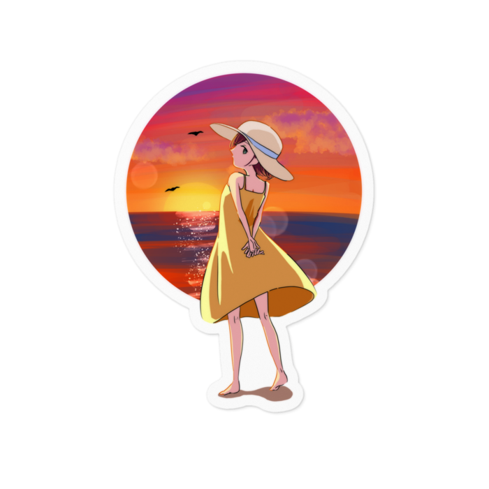 ステッカー - 100 x 100 (mm)