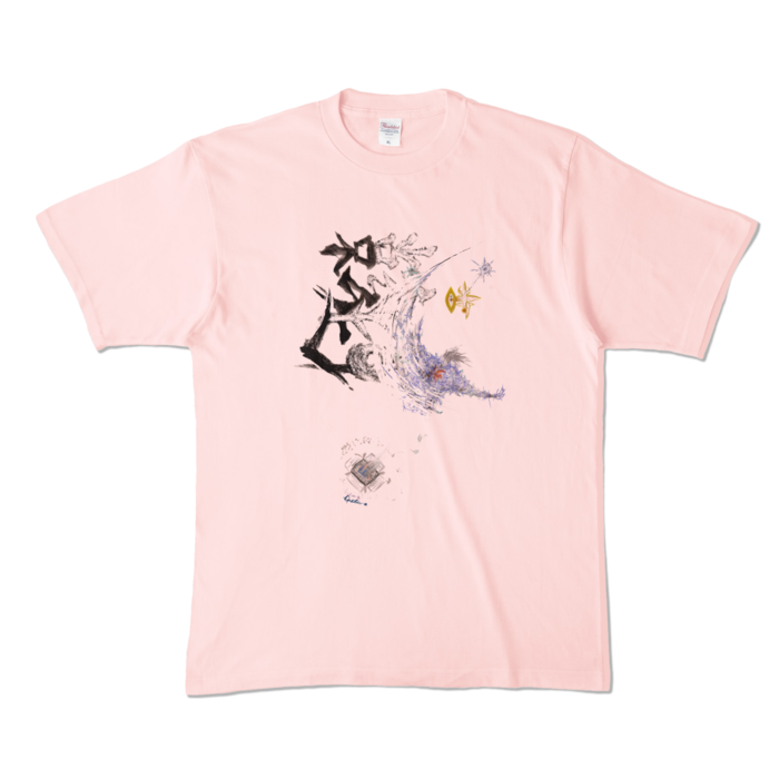 カラーTシャツ - XL - ライトピンク (淡色)(1)