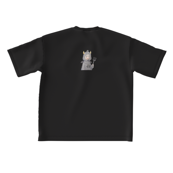 ビッグシルエットTシャツ - L - 背面