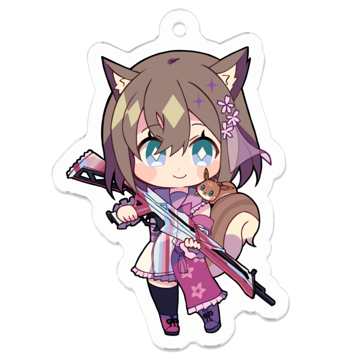 アクリルキーホルダー - 50 x 50 (mm)