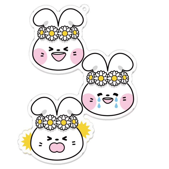 アクリルキーホルダー - 100 x 100 (mm)