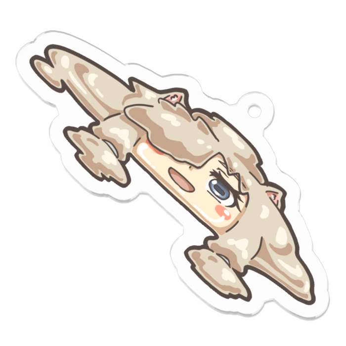 アクリルキーホルダー - 50 x 50 (mm)