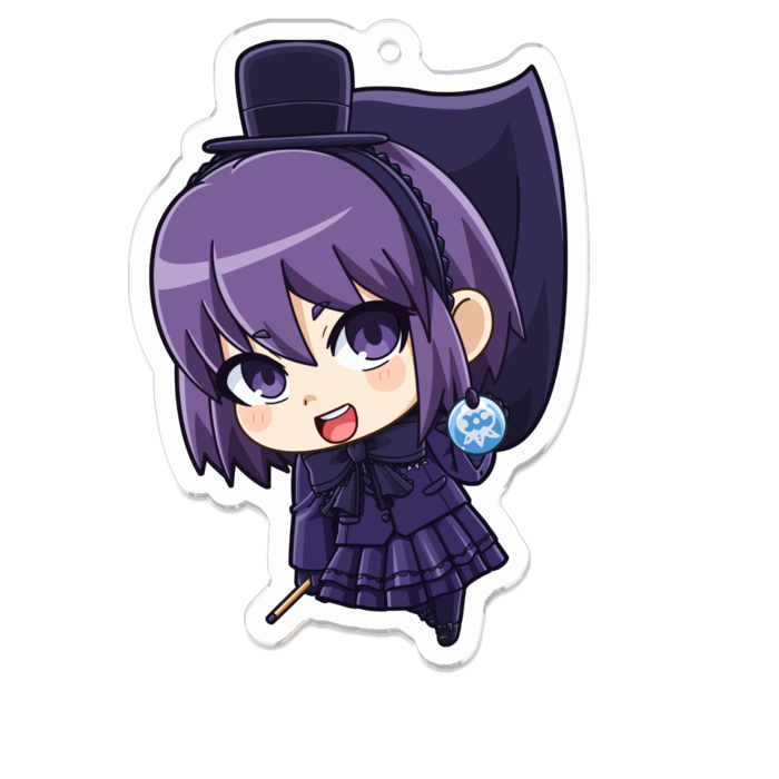 アクリルキーホルダー（コーティング） - 70 x 70 (mm)