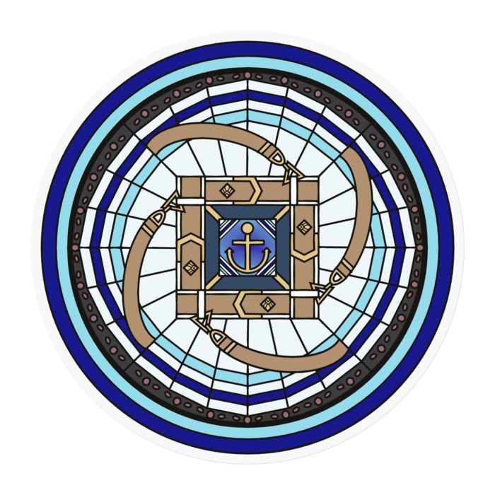 ステッカー - 100 x 100 (mm)