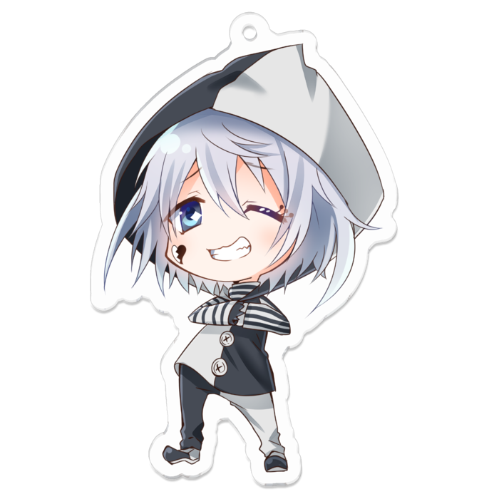 ニカッとピエロ - 70 x 70 (mm)