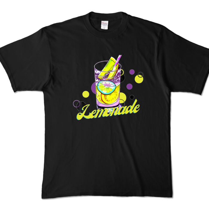 Color T-shirt - XL - Black (Dark)カラーTシャツ - XL - ブラック (濃色)