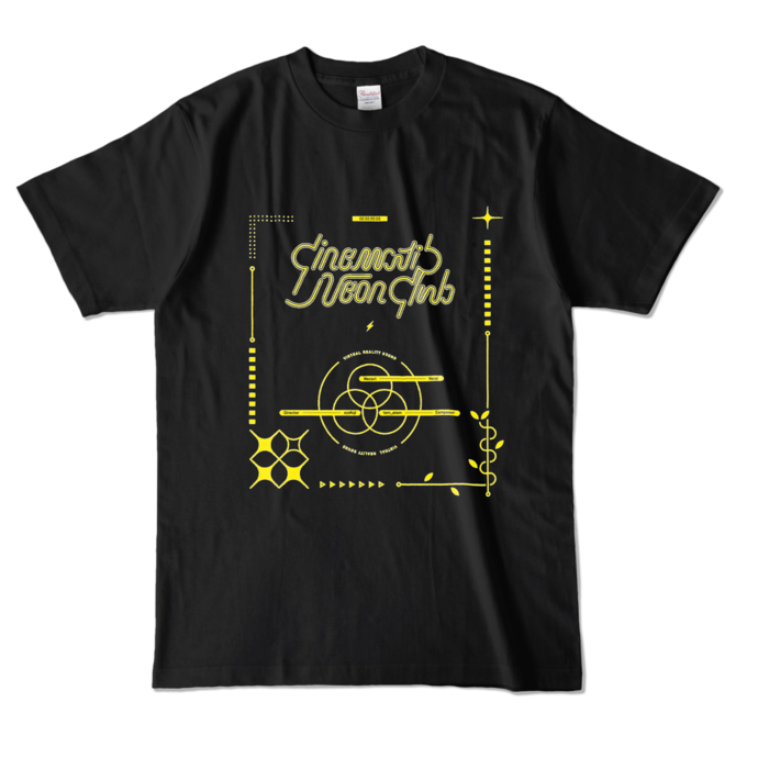 カラーTシャツ - L - ブラック