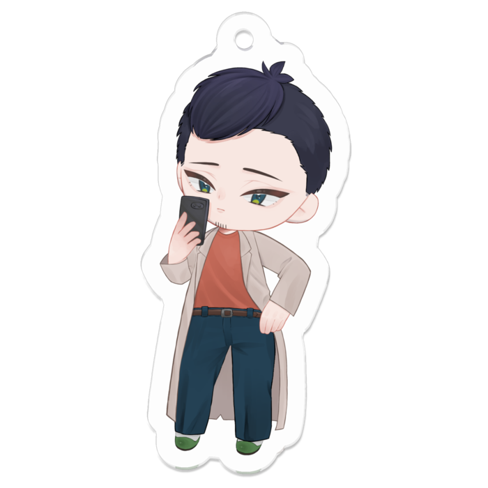 アクリルキーホルダー - 50 x 50 (mm)