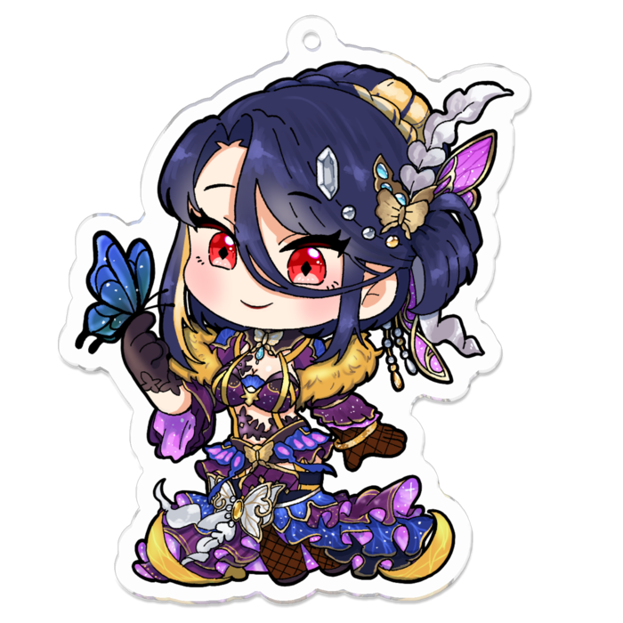 アクリルキーホルダー - 70 x 70 (mm)