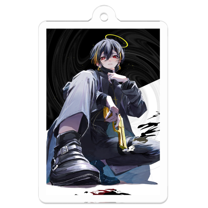 アクリルキーホルダー - 50 x 50 (mm)