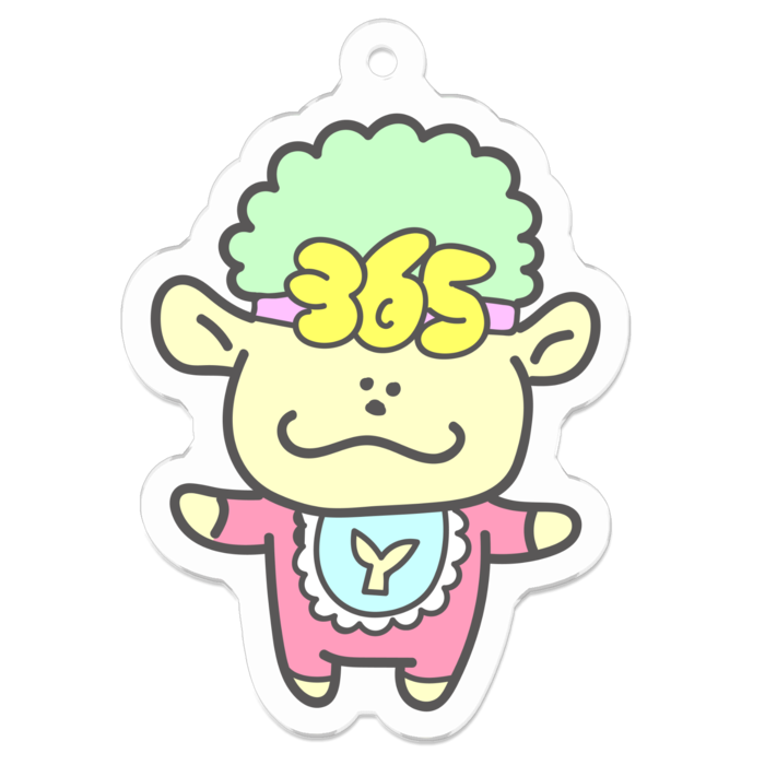 アクリルキーホルダー - 50 x 50 (mm)