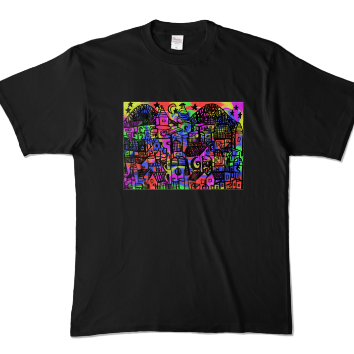 カラーTシャツ - XL - ブラック (濃色)