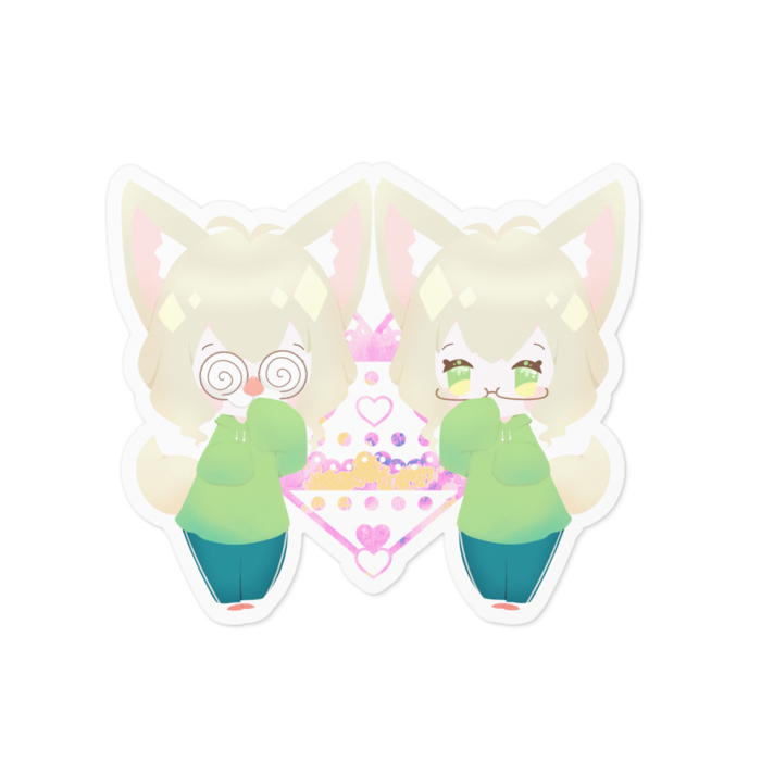 ステッカー - 100 x 100 (mm)