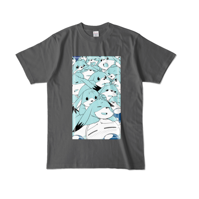 カラーTシャツ - L - チャコール (濃色)