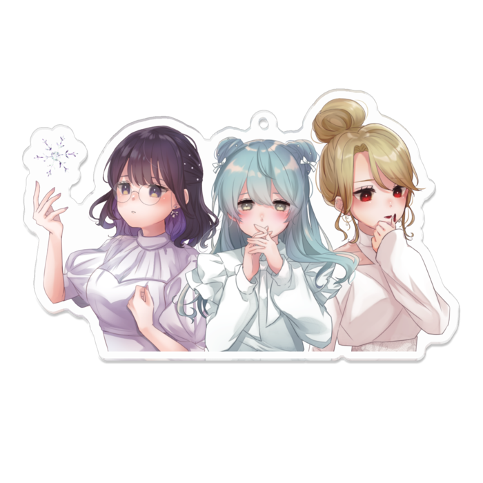 アクリルキーホルダー - 100 x 100 (mm)