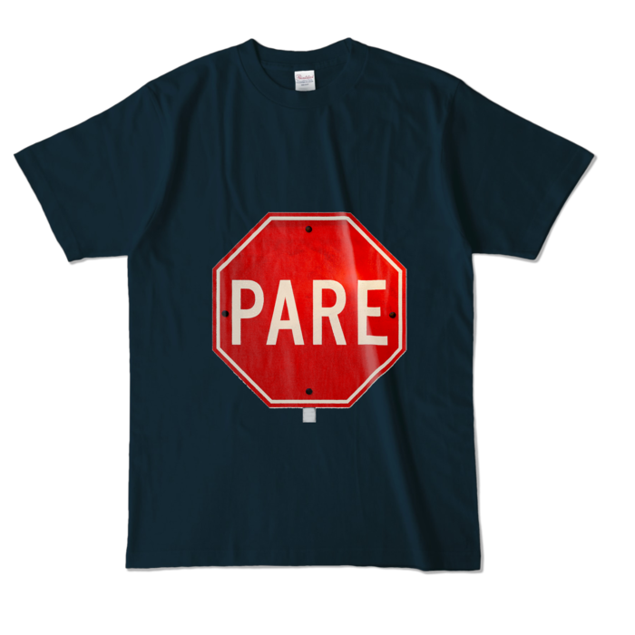 カラーTシャツ - L - ネイビー (濃色)