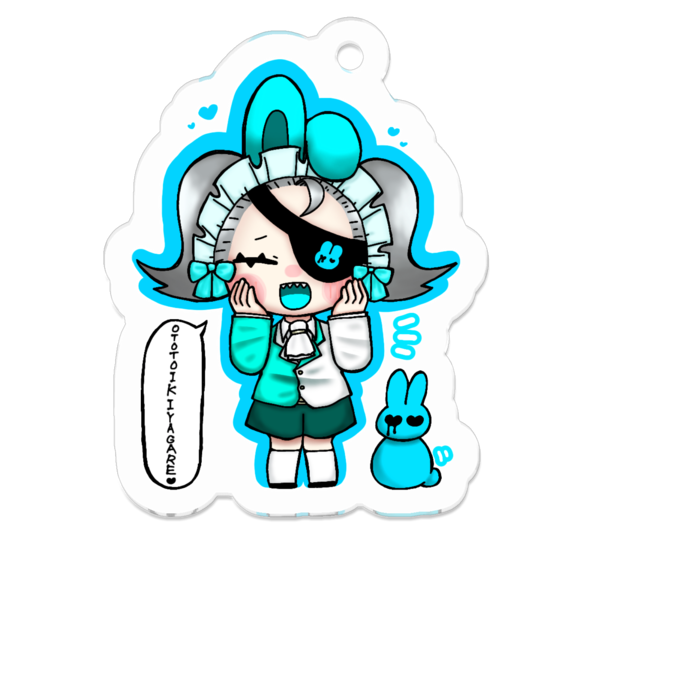 アクリルキーホルダー - 50 x 50 (mm)