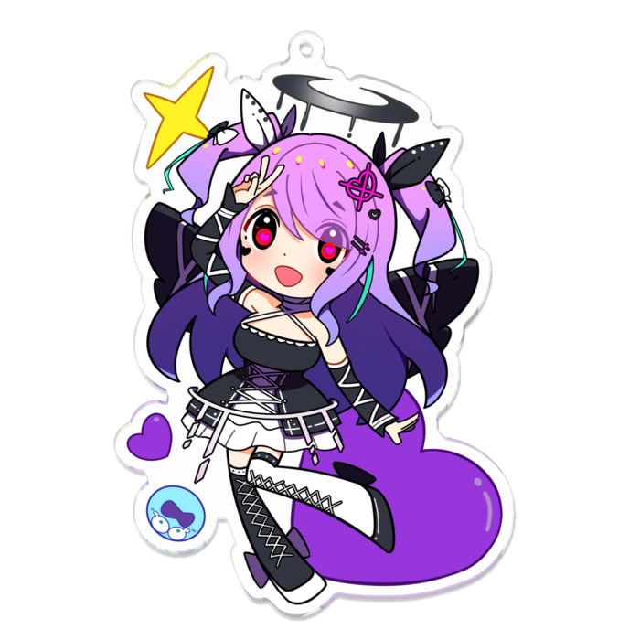 アクリルキーホルダー - 100 x 100 (mm)